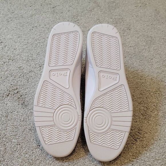 Polo Ralph Lauren Men's Court Leather High-Tops Sneakers Size 12 - Picture 6 of 6